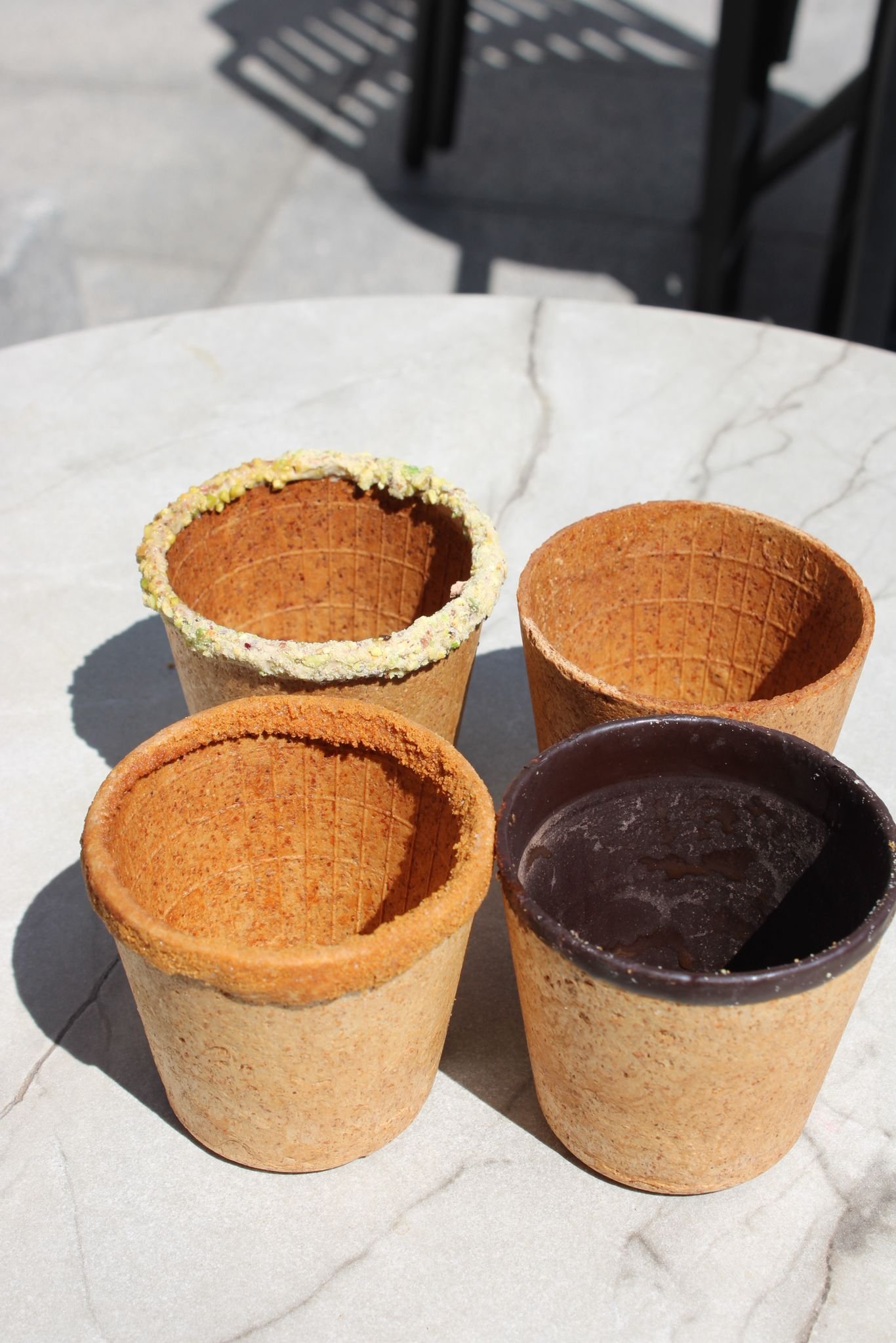 Vasos comestibles CookieCup